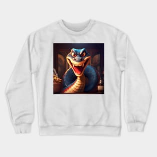 Cartoon Snake 4 Crewneck Sweatshirt